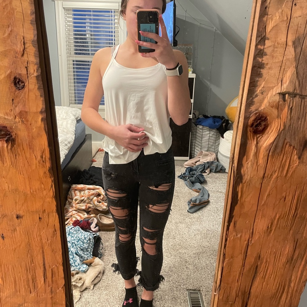 american eagle mom jeans